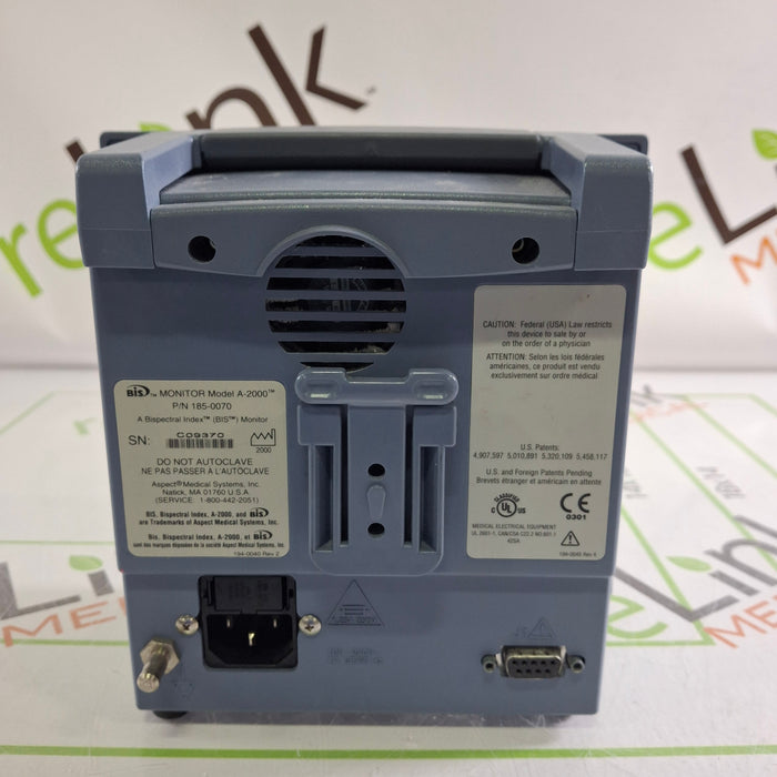 Aspect Medical Systems A-2000 Bispectral Index Monitor