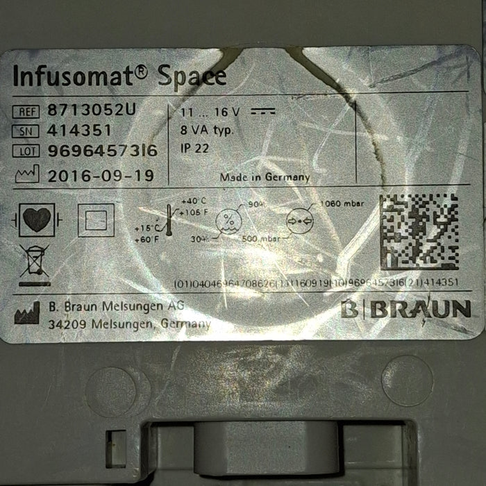 B. Braun Infusomat Space Infusion Pump