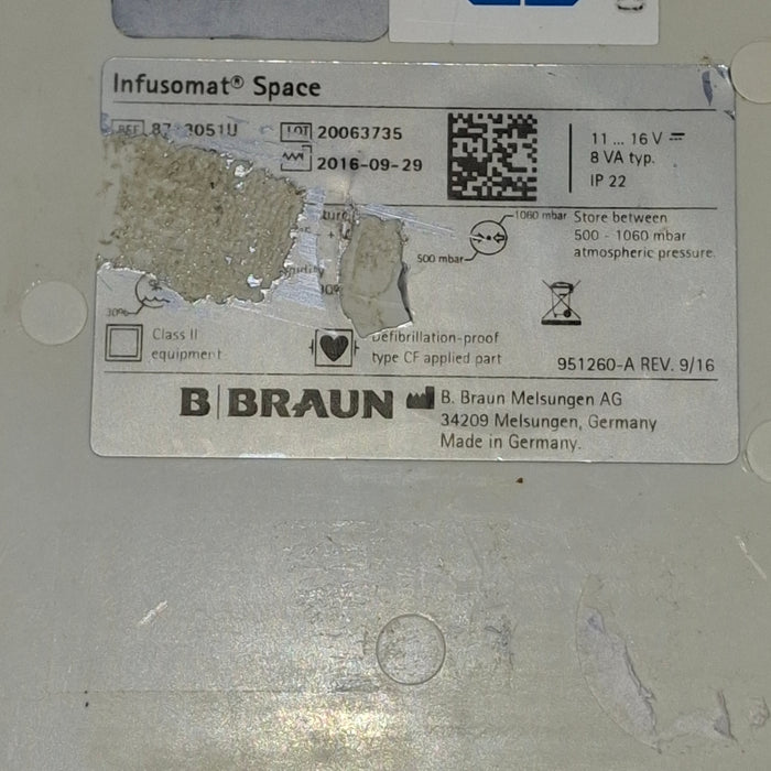 B. Braun Infusomat Space Infusion Pump