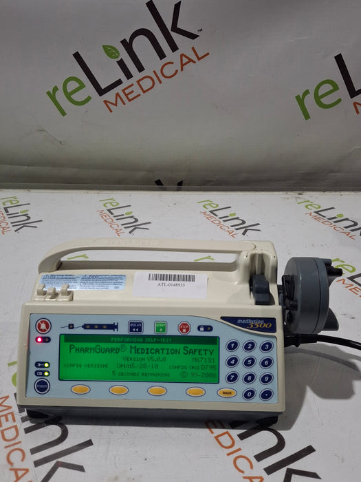 Smiths Medical Medfusion 3500 Version 5 Syringe Infusion Pump