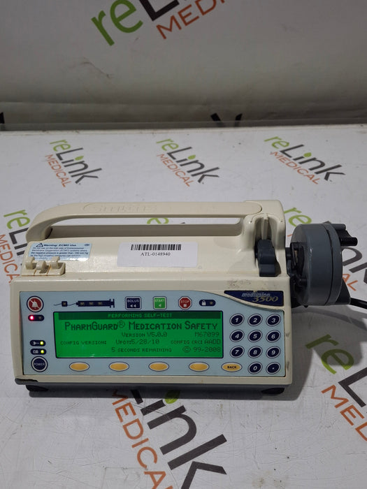 Smiths Medical Medfusion 3500 Version 5 Syringe Infusion Pump