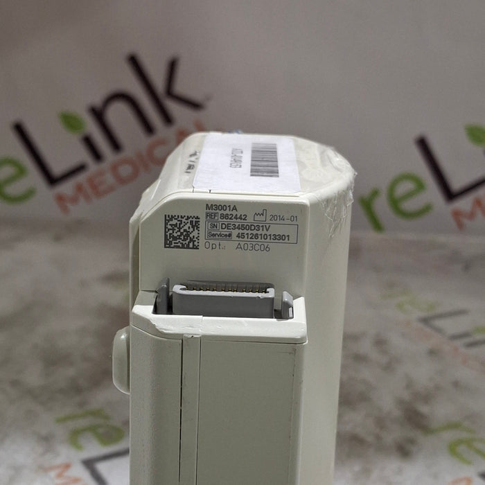 Philips M3001A-A03C06 Masimo SpO2, NIBP, ECG, Temp, IBP MMS Module