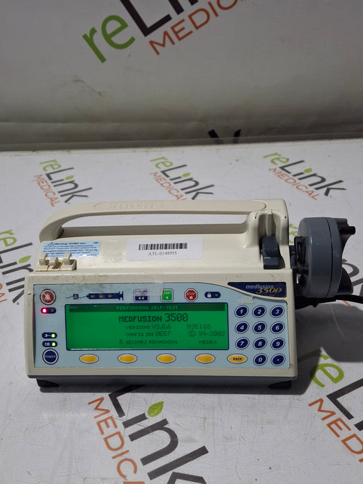 Smiths Medical Medfusion 3500 Version 3 Syringe Infusion Pump