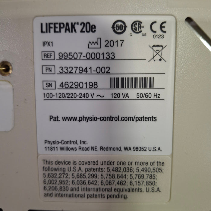 Physio-Control LifePak 20e Defibrillator