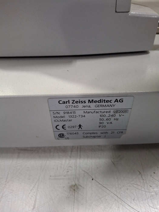 Carl Zeiss IOLMaster Optical Biometer