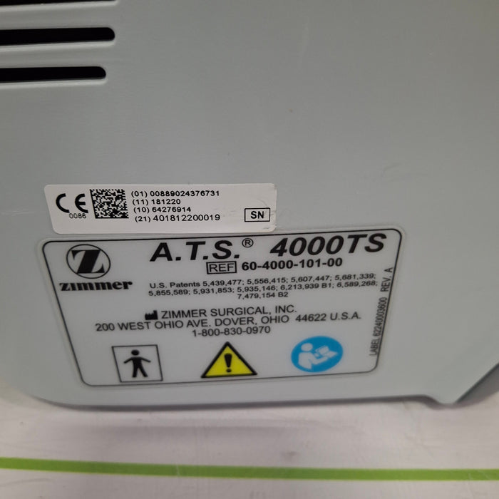 Zimmer ATS 4000TS Tourniquet
