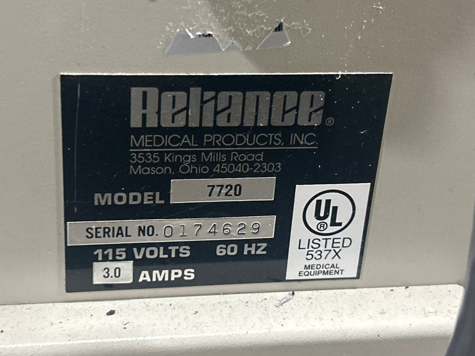 Reliance Medical Products, Inc. 7720 Ophthalmology Stand