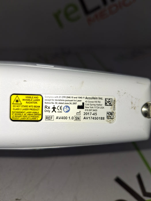 AccuVein AV400 UV Light Vein Finder