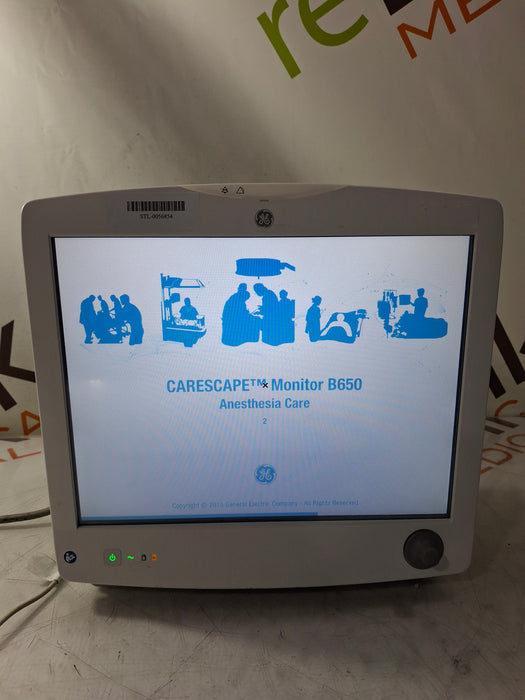 GE Healthcare Carescape B650 Anesthesia Care Patient Monitor