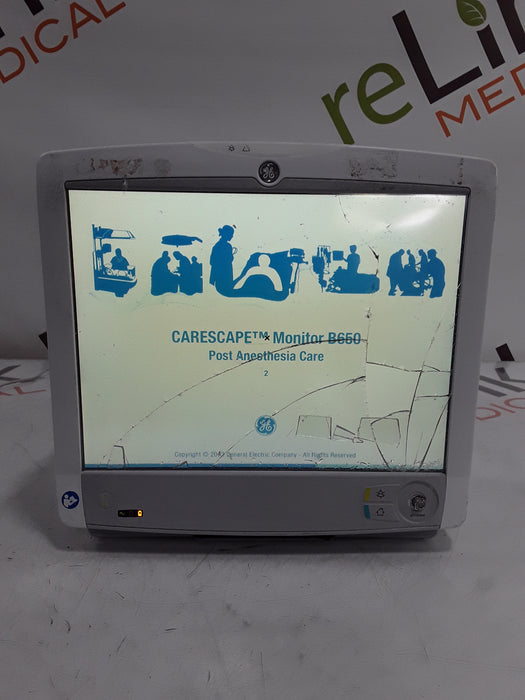 GE Healthcare Carescape B650 Post Anesthesia Care Patient Monitor