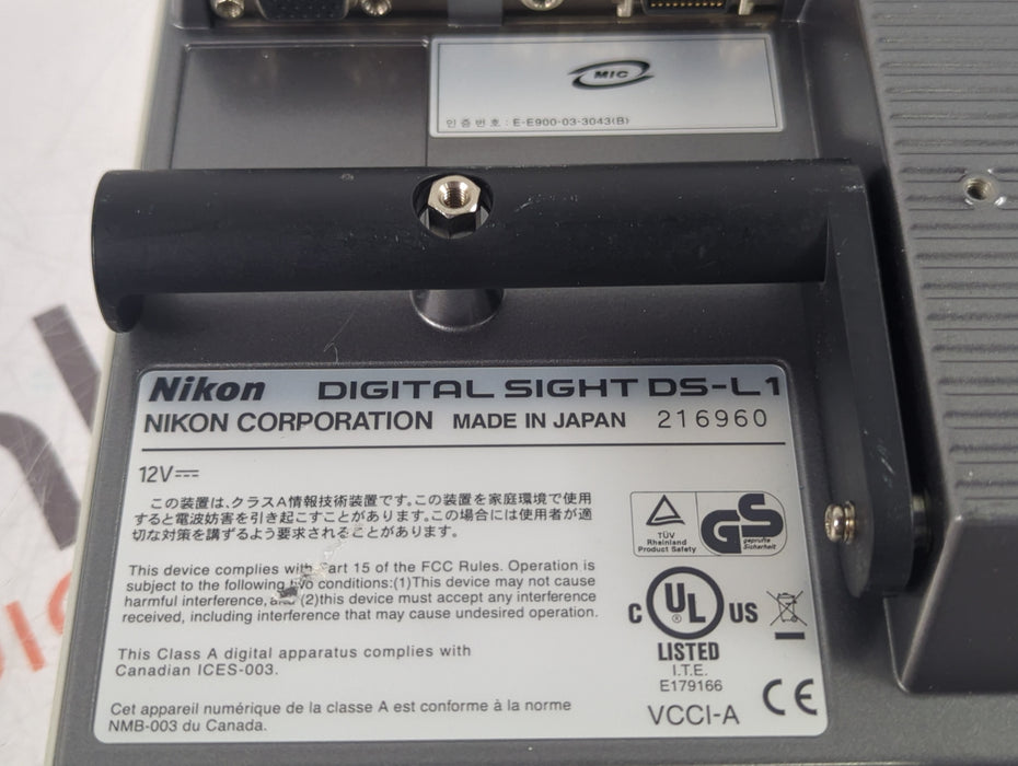 Nikon Digital Sight DS-L1 Microscope Camera Controller