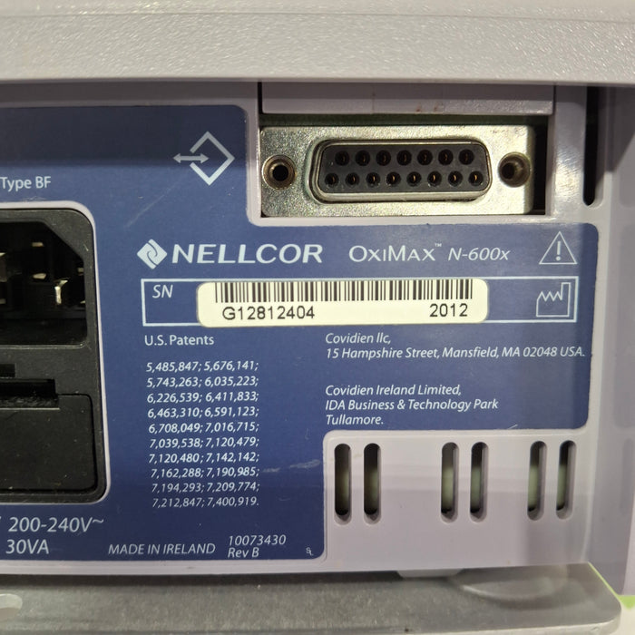 Nellcor OxiMax N-600x Pulse Oximeter