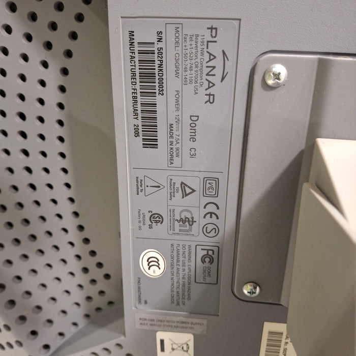 Planar Systems Dome C3i Monitor