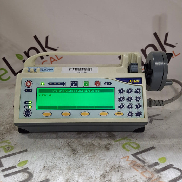 Smiths Medical Medfusion 3500 Version 3 Syringe Infusion Pump