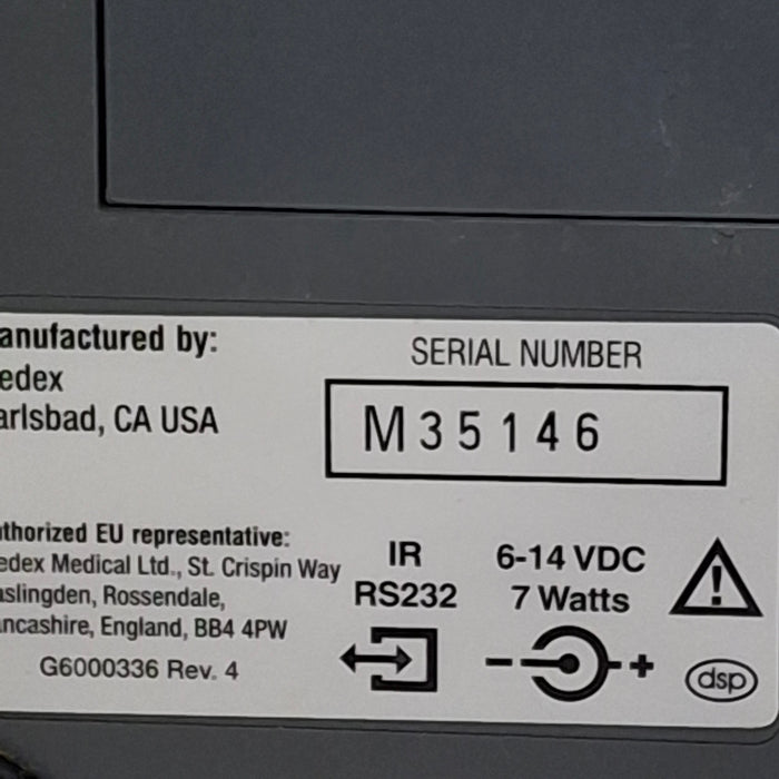 Smiths Medical Medfusion 3500 Version 3 Syringe Infusion Pump