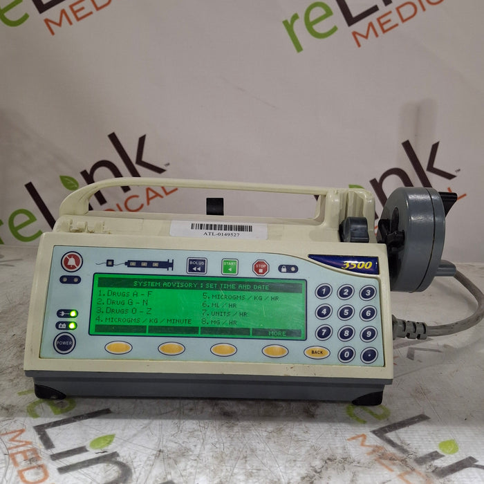 Smiths Medical Medfusion 3500 Version 3 Syringe Infusion Pump