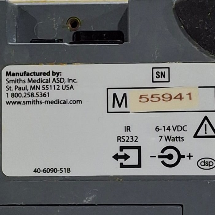 Smiths Medical Medfusion 3500 Version 3 Syringe Infusion Pump