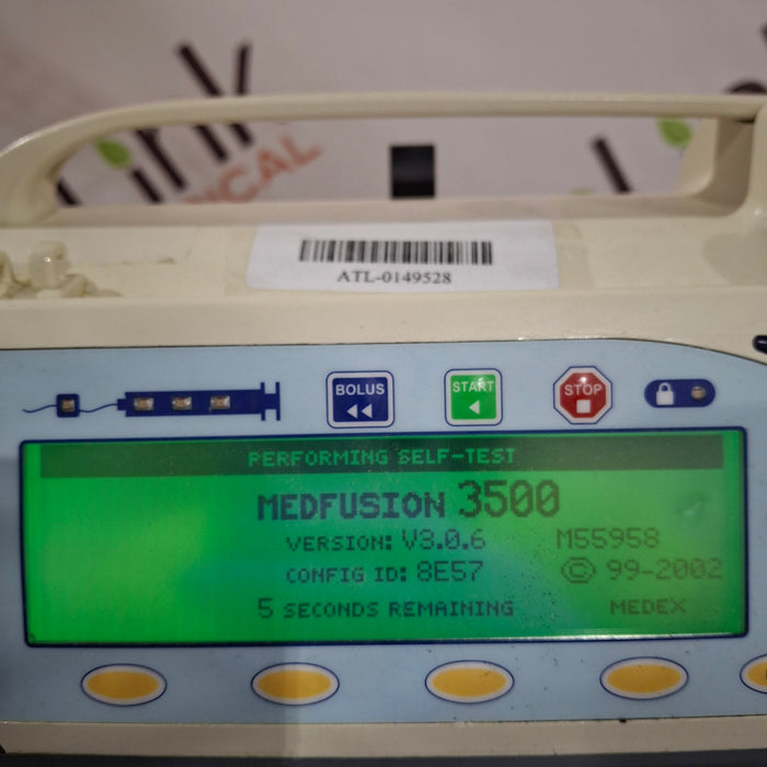 Smiths Medical Medfusion 3500 Version 3 Syringe Infusion Pump