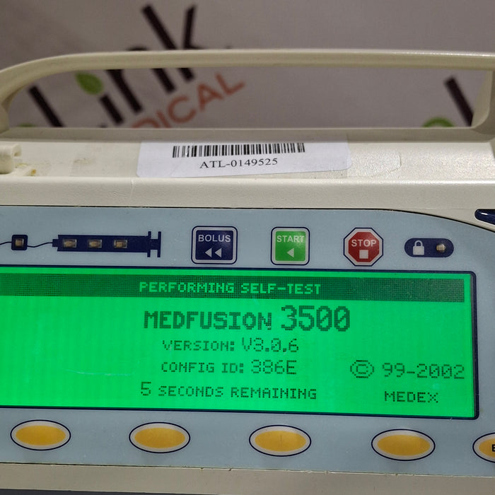 Smiths Medical Medfusion 3500 Version 3 Syringe Infusion Pump