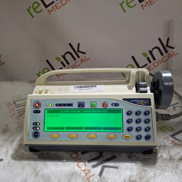 Smiths Medical Medfusion 3500 Version 3 Syringe Infusion Pump