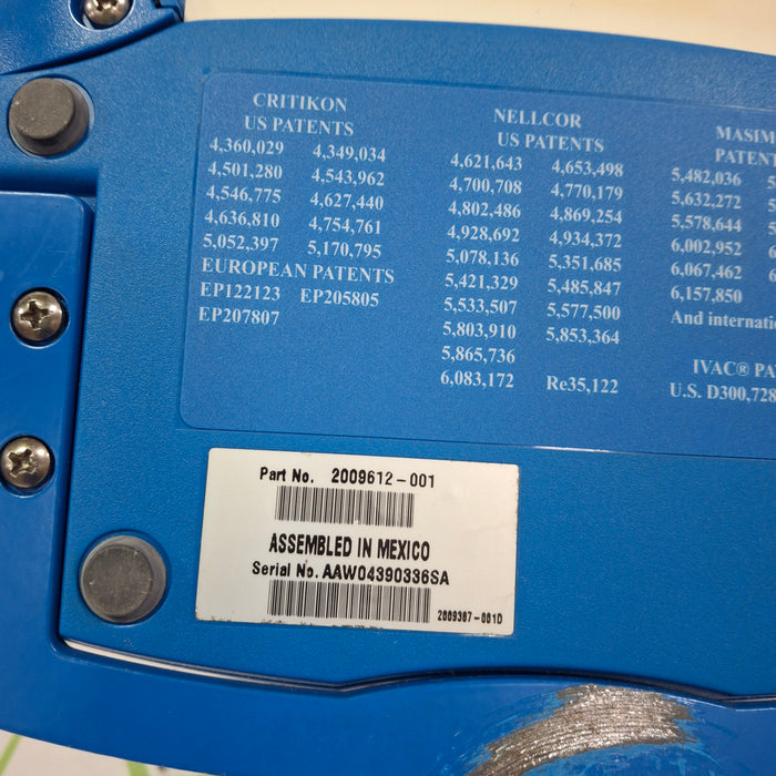 GE Healthcare Dinamap ProCare 100 Vital Signs Monitor