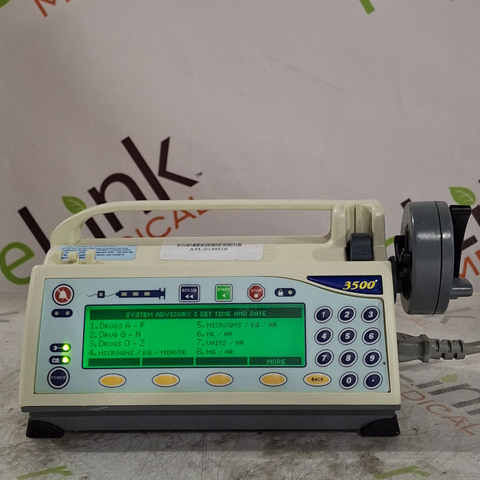Smiths Medical Medfusion 3500 Version 3 Syringe Infusion Pump