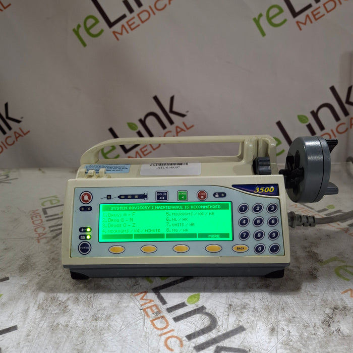 Smiths Medical Medfusion 3500 Version 3 Syringe Infusion Pump