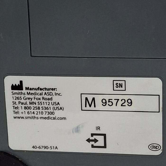 Smiths Medical Medfusion 3500 Version 3 Syringe Infusion Pump