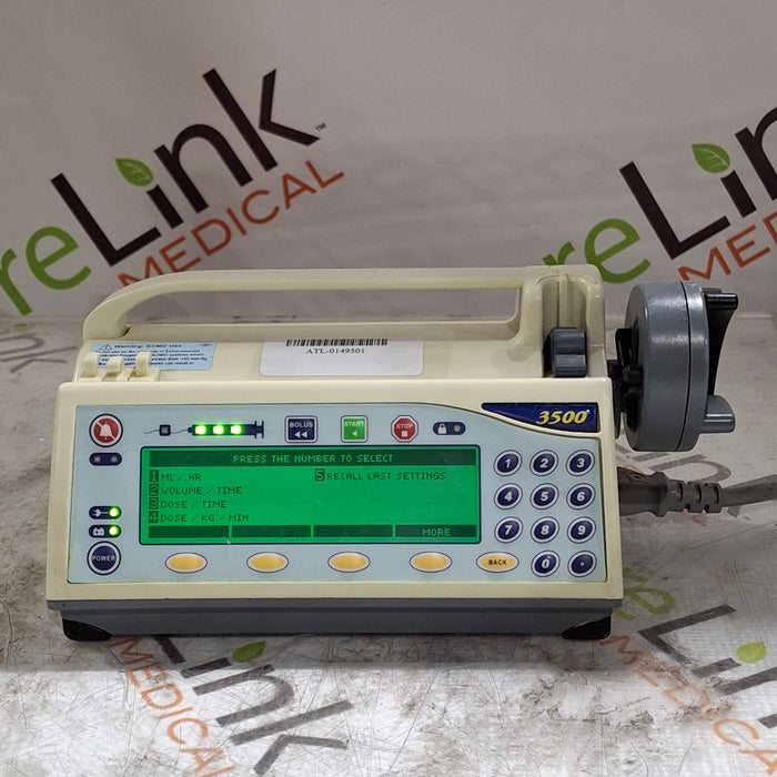 Smiths Medical Medfusion 3500 Version 5 Syringe Infusion Pump