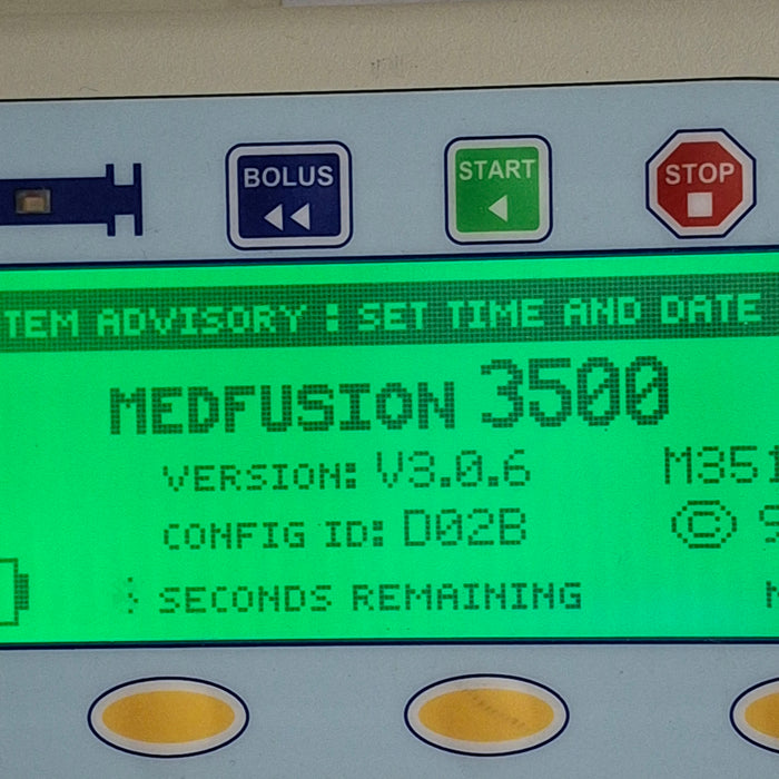 Smiths Medical Medfusion 3500 Version 3 Syringe Infusion Pump