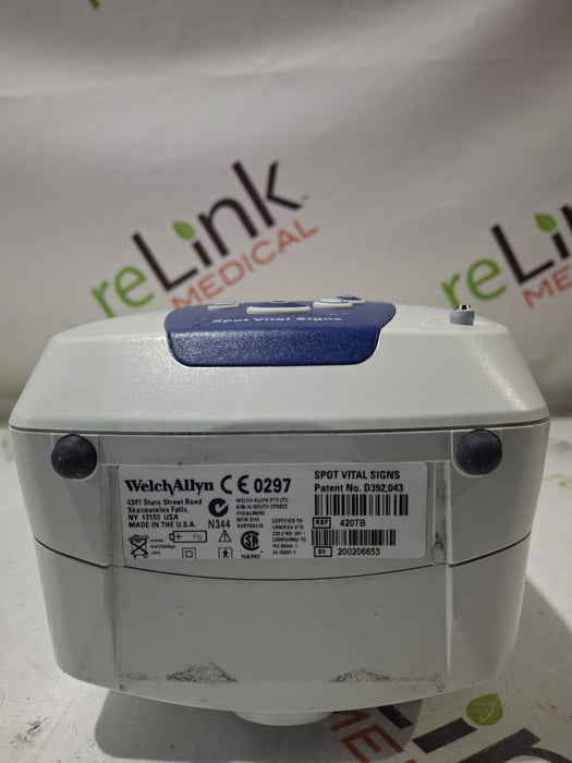 Welch Allyn Spot 420 - NIBP, Temp Vital Signs Monitor