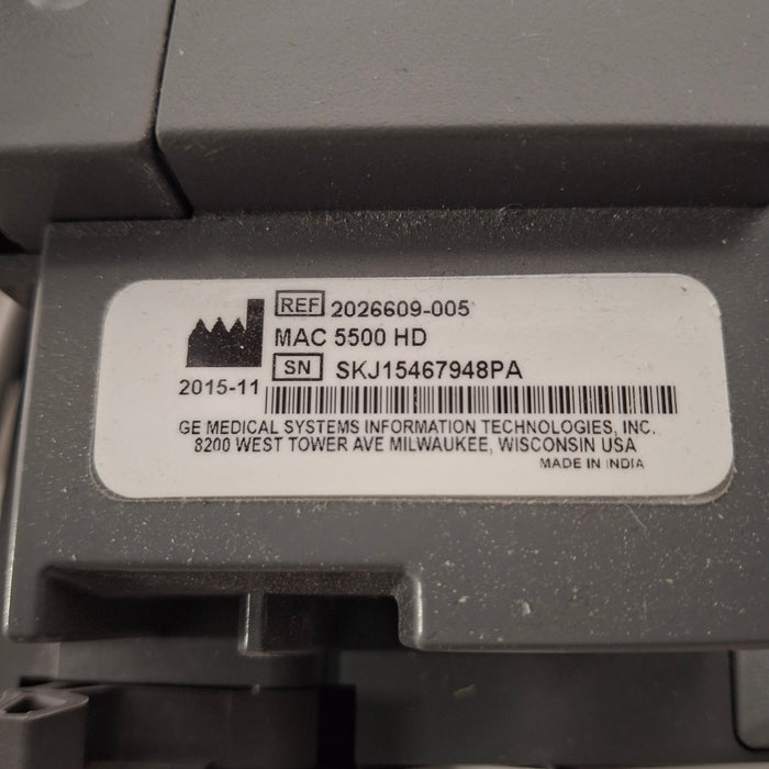 GE Healthcare MAC 5500 HD ECG without CAM Module