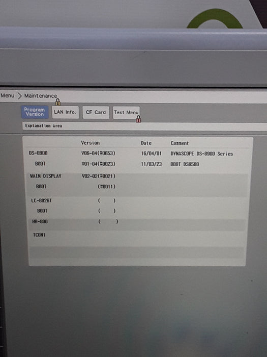 Fukuda Denshi Dynascope DS-8900 Central Monitor