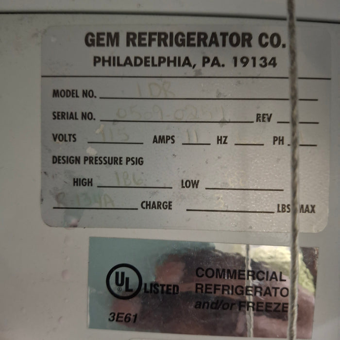 Gem Scientific 1DR Laboratory Refrigerator