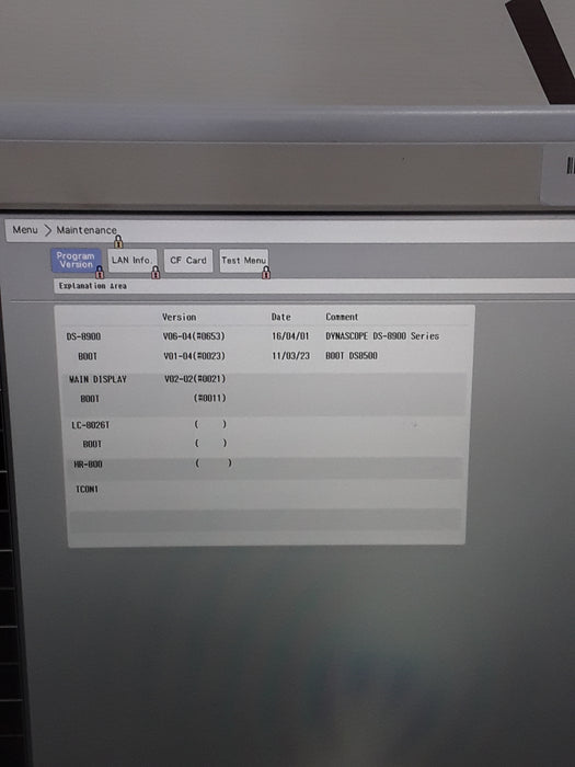 Fukuda Denshi Dynascope DS-8900 Central Monitor