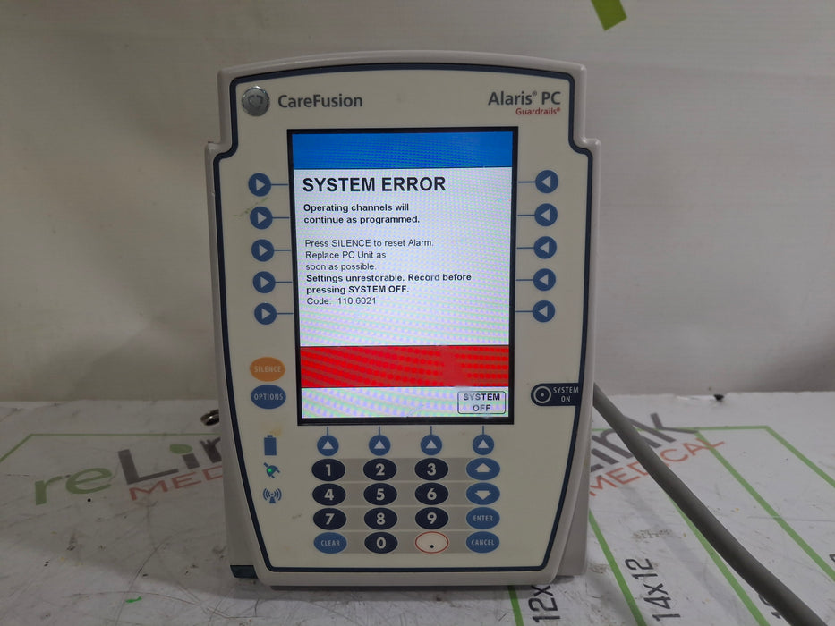 CareFusion Alaris 8015 Large Screen POC Infusion Pump