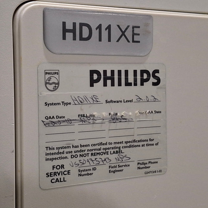 Philips HD11XE Ultrasound