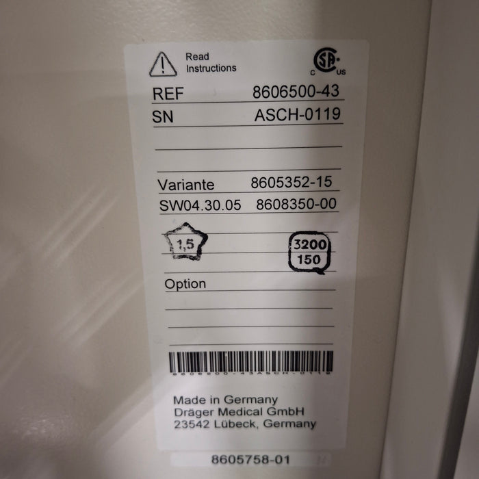 Draeger Medical Apollo Anesthesia Machine