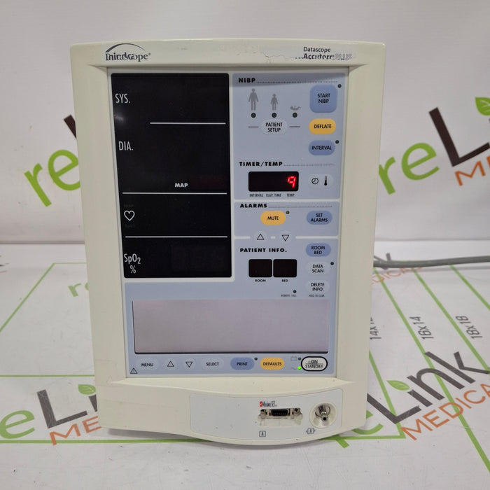 Datascope Accutorr Plus Vital Signs Monitor