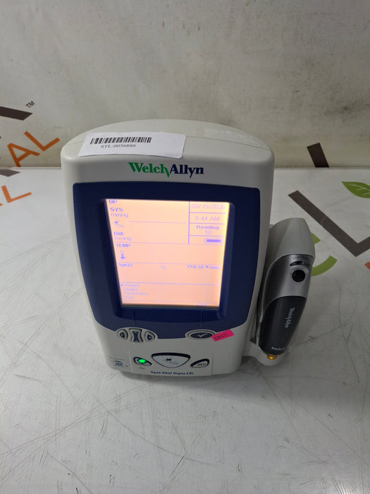 Welch Allyn Spot LXi - NIBP, ThermoScan, Nellcor SpO2 Vital Signs Monitor