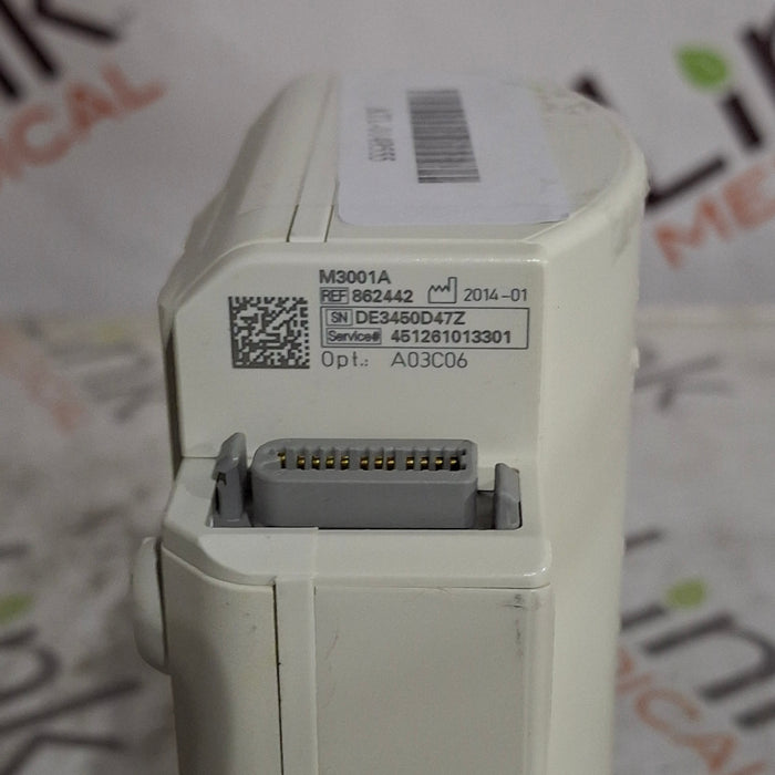Philips M3001A-A03C06 Masimo SpO2, NIBP, ECG, Temp, IBP MMS Module