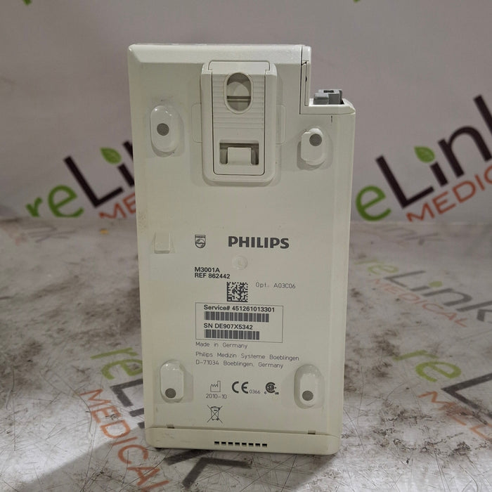 Philips M3001A-A03C06 Masimo SpO2, NIBP, ECG, Temp, IBP MMS Module