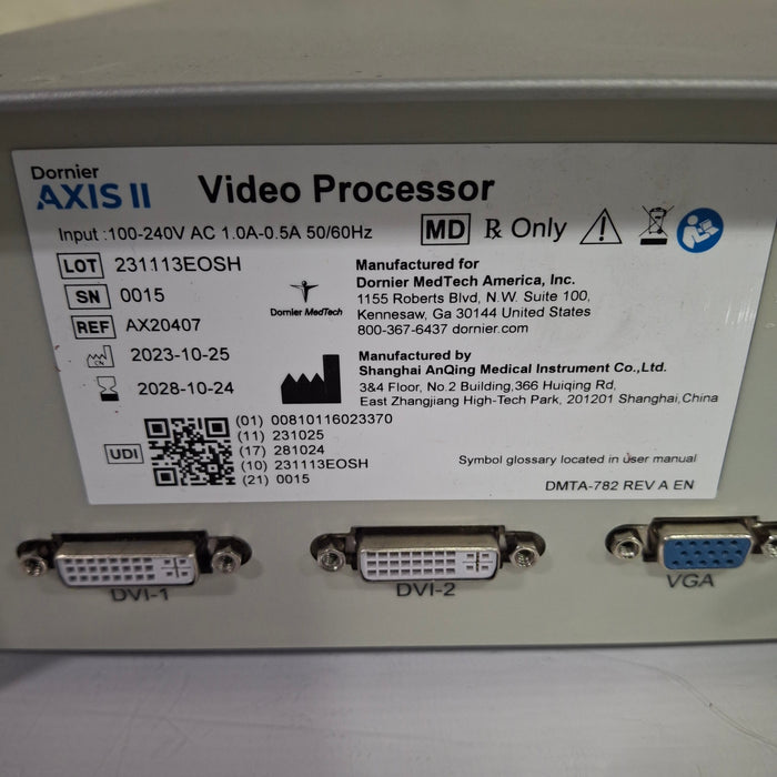Dornier Medical Systems AXIS II Video Processor