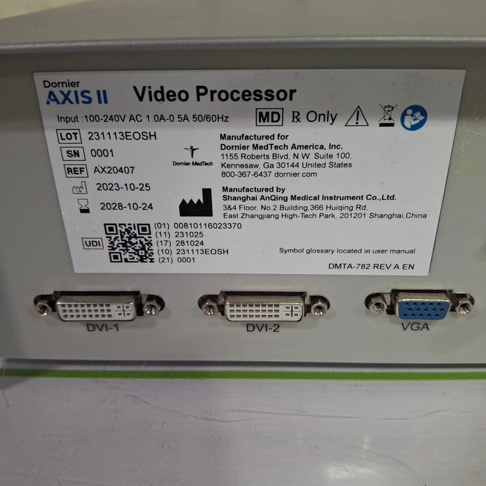 Dornier Medical Systems AXIS II Video Processor