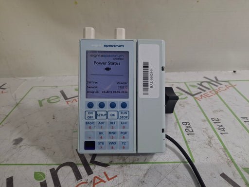 Baxter Baxter Sigma Spectrum 6.02.07 with A/B/G/N Battery Infusion Pump Infusion Pump reLink Online
