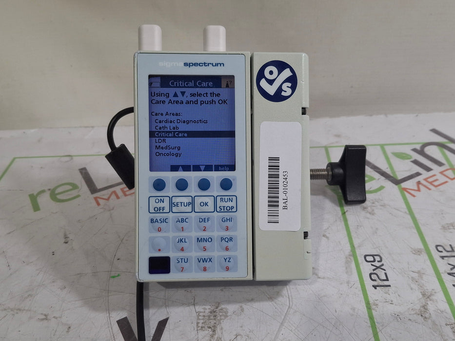 Baxter Sigma Spectrum with A/B/G/N Battery Infusion Pump