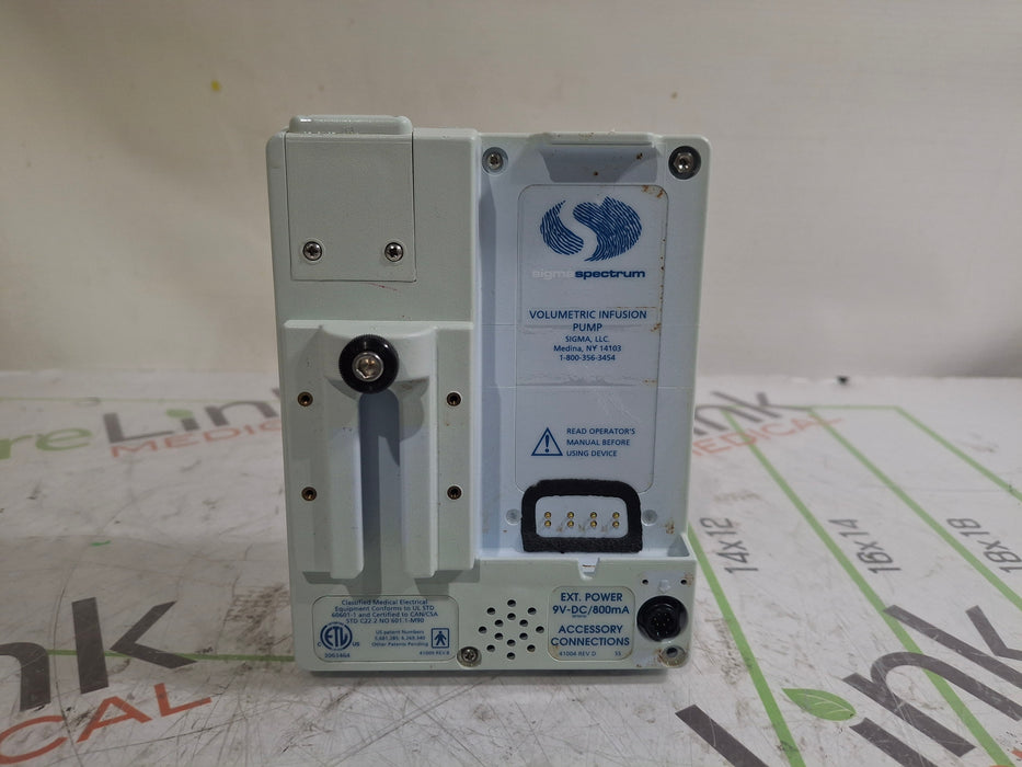 Baxter Sigma Spectrum 6.05.14 without Battery Infusion Pump