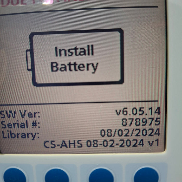 Baxter Sigma Spectrum 6.05.14 without Battery Infusion Pump