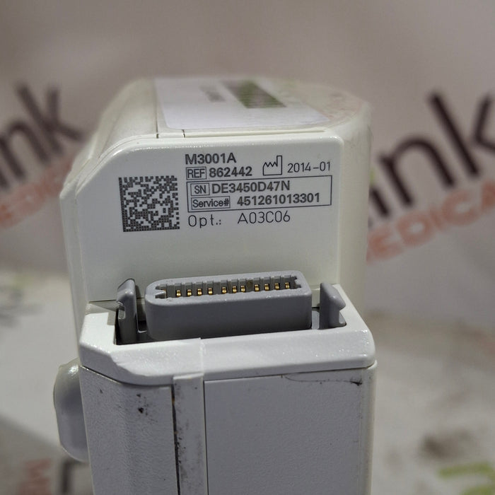 Philips M3001A-A03C06 Masimo SpO2, NIBP, ECG, Temp, IBP MMS Module