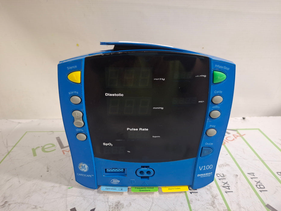 GE Healthcare Dinamap V100 - NIBP, SpO2 Vital Signs Monitor